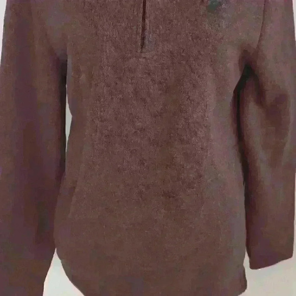 Small Beverly Hills Polo Club 100% Polyester Heather Red Long Sleeve Sweater - Picture 7 of 13